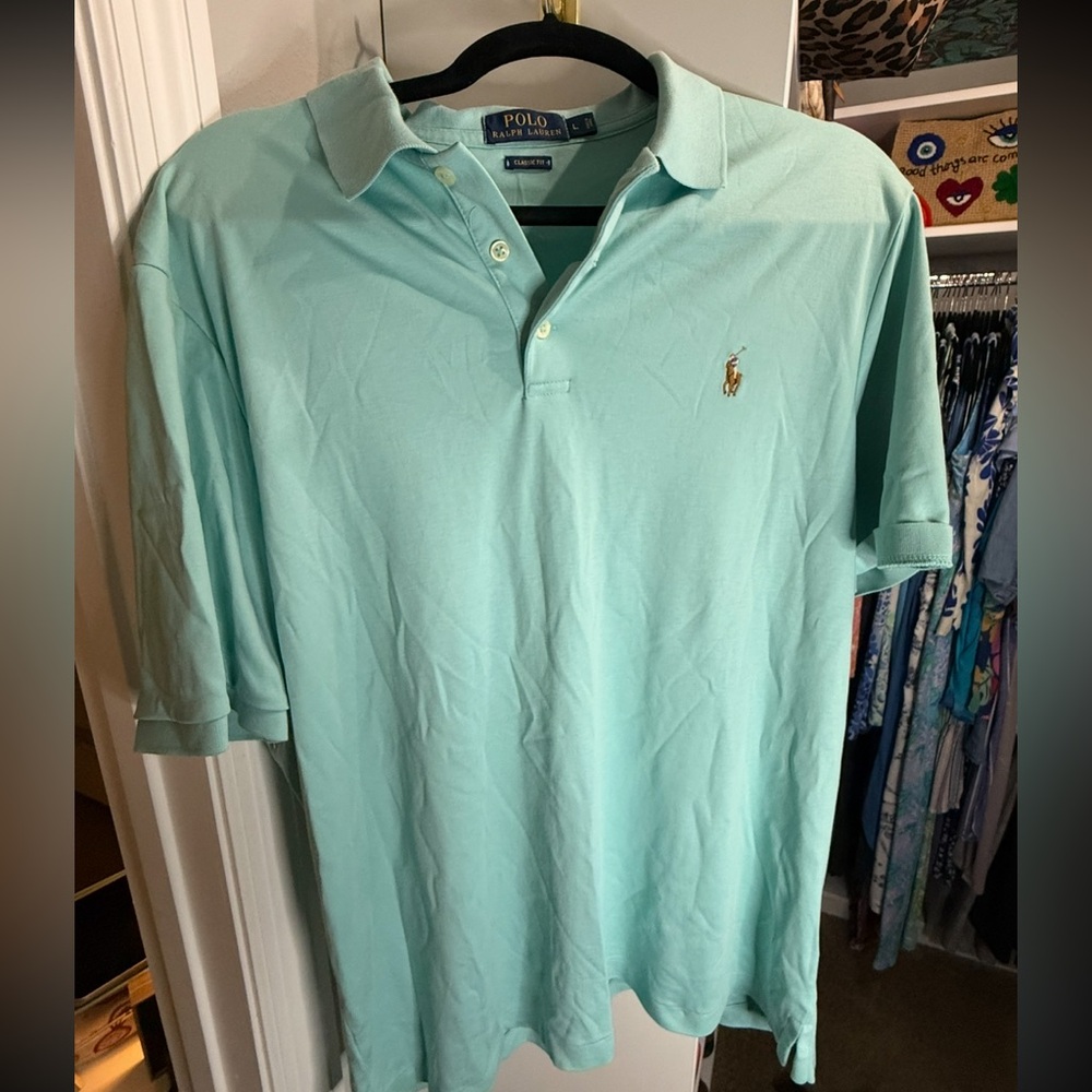 ‼️SOLD Light Blue Men’s Polo Ralph Lauren Classic Fit Shirt | Size Large